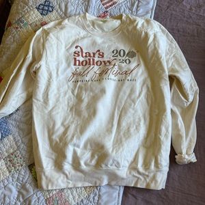 Stars Hollow Fall Festival Cream Sweatshirt